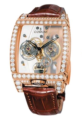 Review Copy Corum Golden Bridge Golden Tourbillon Panoramique Grey Sapphire Watch 382.851.85/0F02 0000